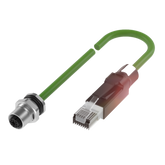 Balluff BCC M415-E834-AG-RP001-050 Bulkhead connector, 4-pin